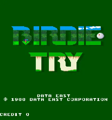 Birdie Try (Japan) screen shot title